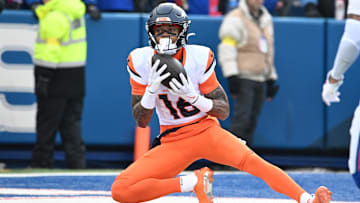 Broncos wide receiver Troy Franklin