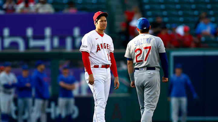 Chicago Cubs v Los Angeles Angels