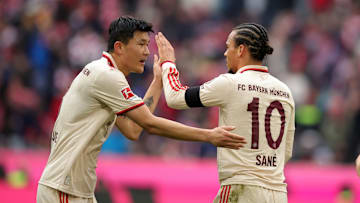 Der eine bleibt, der andere könnte gehen: Bayerns Kim (l.) & Sané