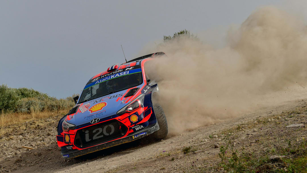 Jun 14, 2019; Castelsardo, Sardegna, Italy; WRC driver Andreas Mikkelsen (NOR) races next tp the Mediterranean Sea during Stage SS2-Tula of Rally Italia Sardega round 8 of the World Rally Championship. Mandatory Credit: Matt Kartozian-Imagn Images Jun 14, 2019; Castelsardo, Sardegna, Italy; WRC driver Andreas Mikkelsen (NOR) races next tp the Mediterranean Sea during Stage SS2-Tula of Rally Italia Sardega round 8 of the World Rally Championship. Mandatory Credit: Matt Kartozian-Imagn Images