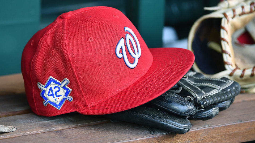 Red Washington Nationals hat