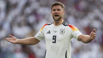 Niclas Fullkrug of Germany reacts during the UEFA EURO 2024...