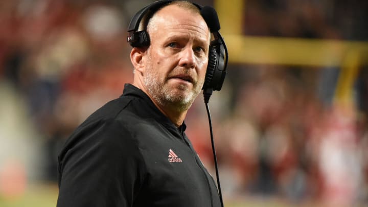 NC State football head coach Dave Doeren