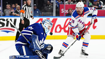 The Rangers are home underdogs to the Maple Leafs on Friday night.