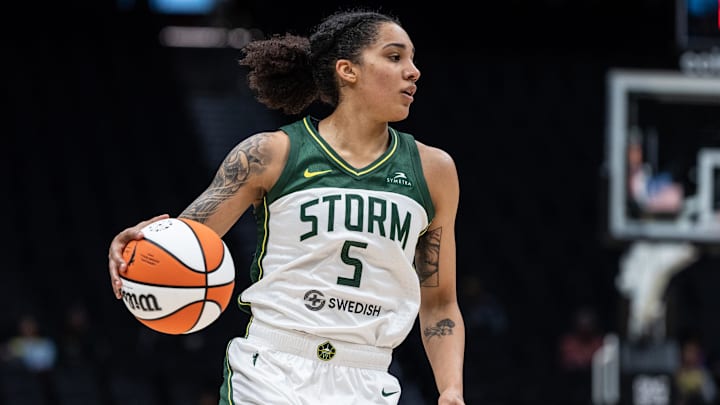 Seattle Storm forward Gabby Williams.