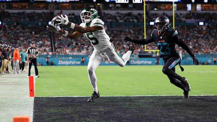 NY Jets wide receiver Garrett Wilson