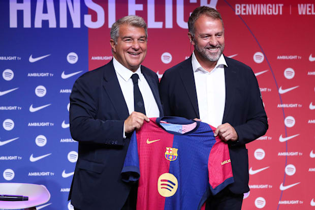 Joan Laporta, Hansi Flick