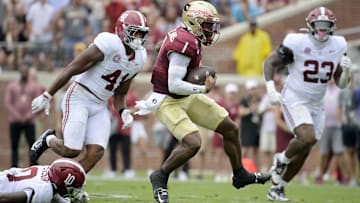 The Alabama Crimson Tide's defense was awful against an unspectacular quarterback performance from FSU's Tommy Castellanos