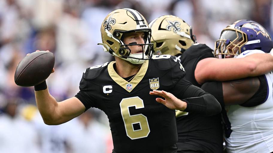 New Orleans Saints quarterback Tyler Shough 