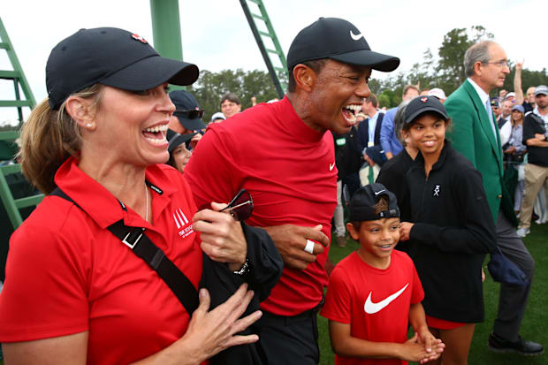 Tiger Woods, Charlie Woods, Sam Woods