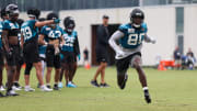 Jul 28, 2023; Jacksonville Jaguars wide receiver Kevin Austin Jr. (80) participates in training camp drills