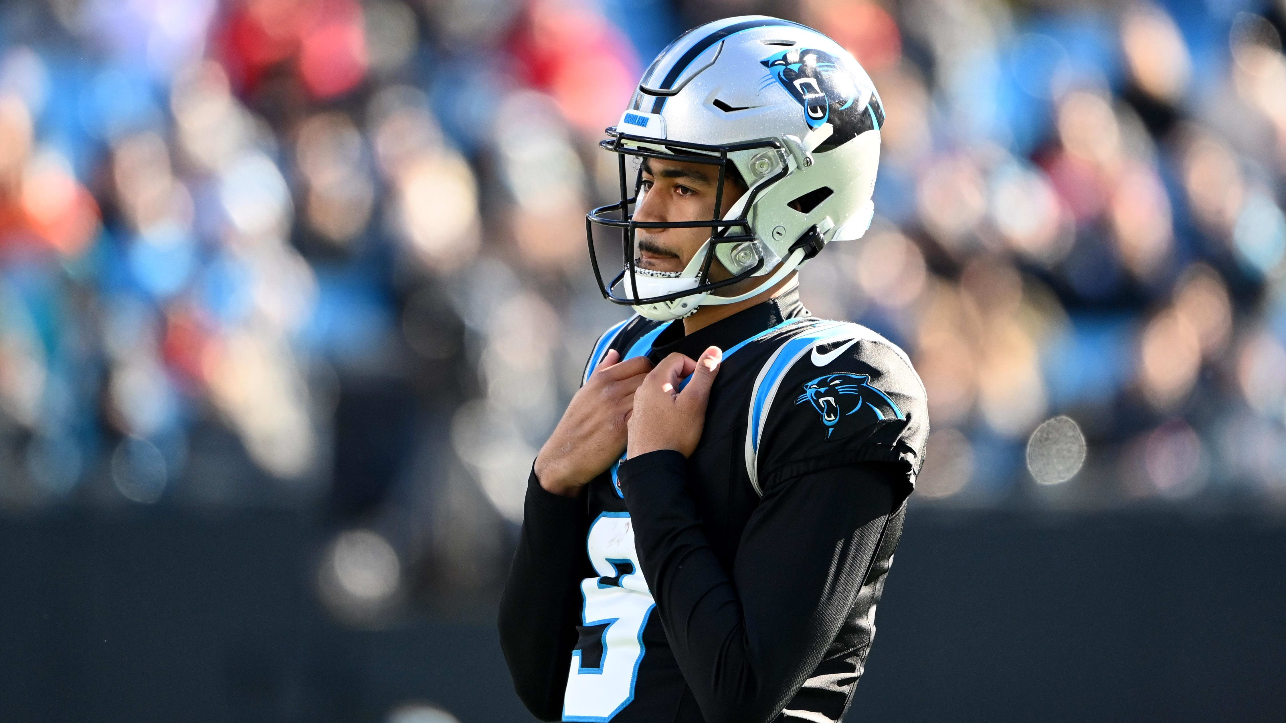 Carolina Panthers quarterback Bryce Young