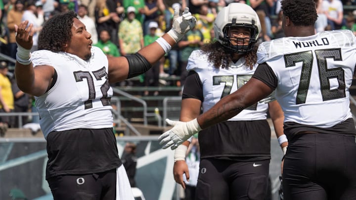 The 2025 Oregon offensive line could give Duck fans something to shout about