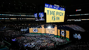 The Green Bay Packers on the clock at the NFL draft