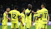 Esultanza dell'Inter