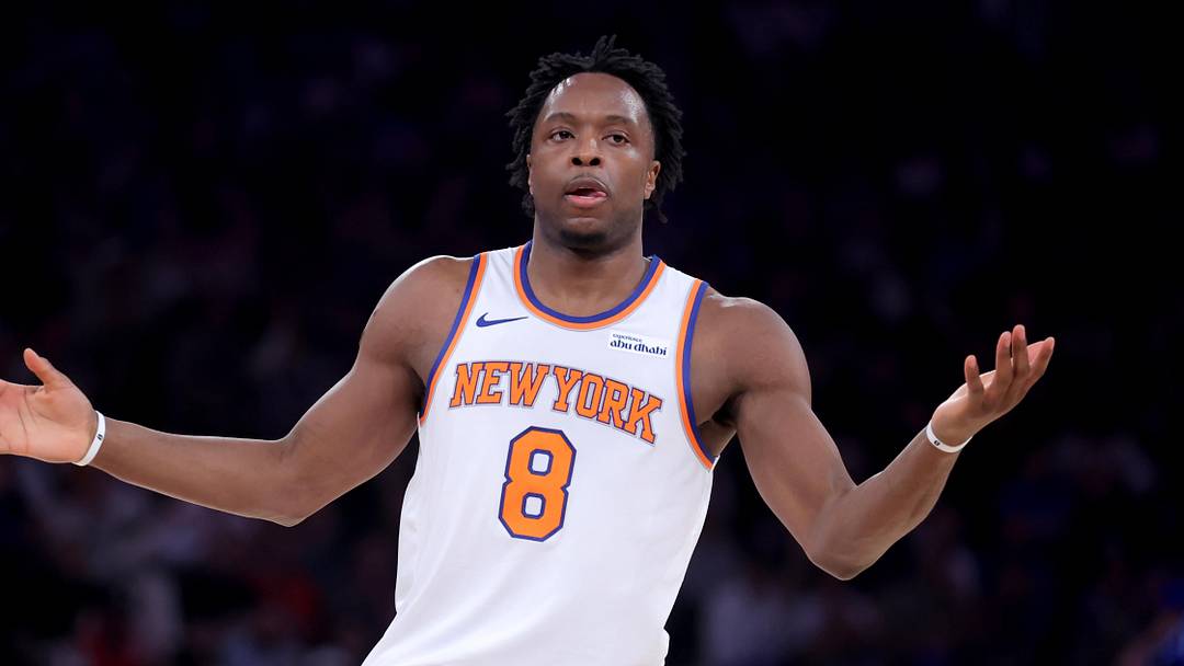 New York Knicks forward OG Anunoby New York Knicks forward OG Anunoby