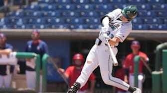 Tulane first baseman Brady Marget