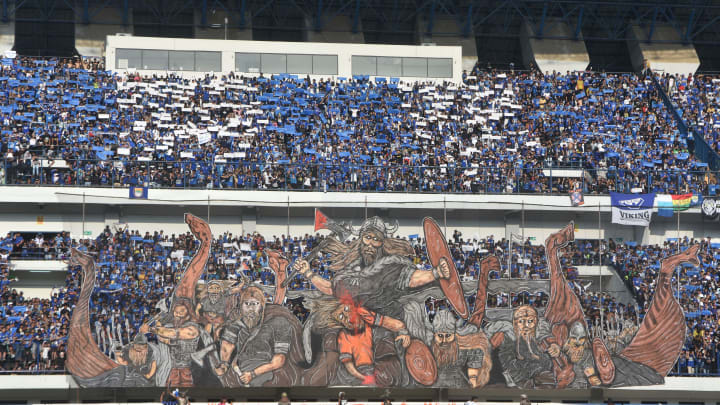Ilustrasi suporter Persib Bandung Ilustrasi suporter Persib Bandung