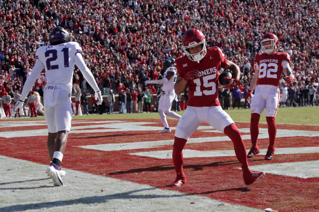 Oklahoma wide receiver Brenen Thompson