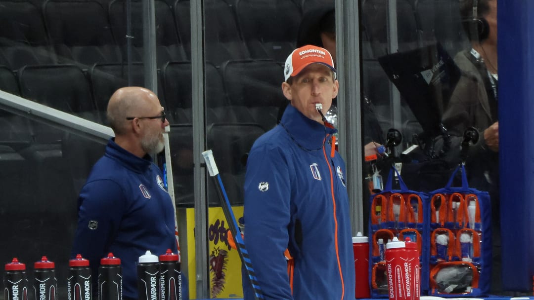 NHL Stanley Cup Final - Edmonton Oilers Practice