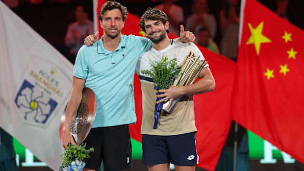Valentin Vacherot defeated Arthur Rinderknech in three sets to claim the Shangai Masters title.