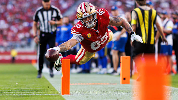 San Francisco 49ers tight end George Kittle (85)