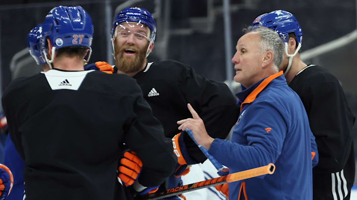 NHL Stanley Cup Final - Edmonton Oilers Practice