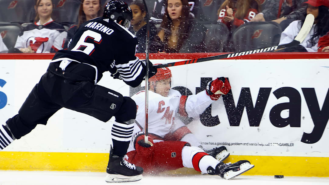 Utah Hockey Club Head Coach Andre Tourigny says John Marino is "months" away from recovering from injury
