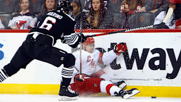 Utah Hockey Club Head Coach Andre Tourigny says John Marino is "months" away from recovering from injury
