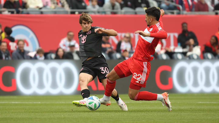 Inter Miami CF struggled to find any offense against Chicago Fire FC on Sunday. 