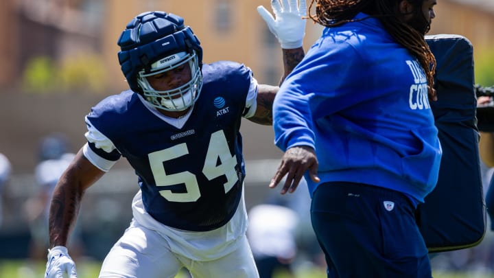 Dallas Cowboys defensive end Sam Williams. Mandatory Credit: Jason Parkhurst-USA TODAY Sports