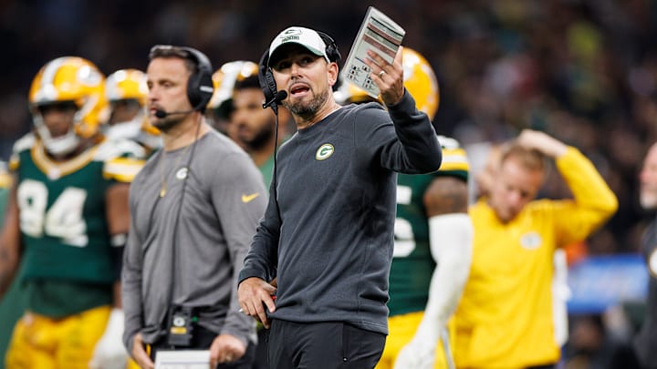 Green Bay Packers head coach Matt LaFleur