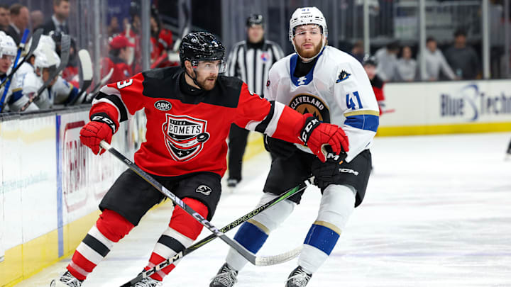 Utica Comets defenseman Will MacKinnon