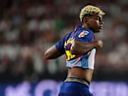 Lamine Yamal, buteur sur penalty face au Rayo Vallecano, dimanche dernier.