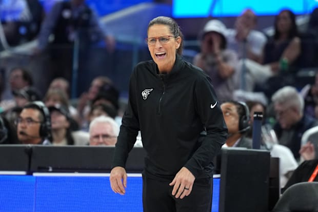 Indiana Fever head coach Stephanie White. 