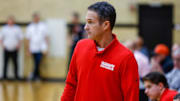 Incarnate Word Academy coach Dan Rolfes, shown last season here before his heart attack, is back on the sideline after leading the national No. 10 Knights to their national-record 139th consecutive win on Jan. 11. He'll lead his team at Hoophall Classic Monday in Springfield (Mass.) riding a 141-game streak against national No. 8 Etiwanda. 