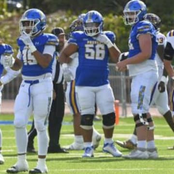 Serra-San Mateo's football team has celebrated three straight Central Coast Section titles starting in 2021.