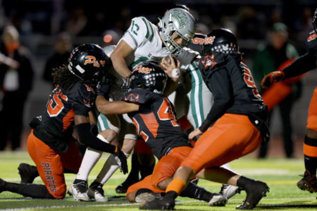 High school sports photo, california high school football