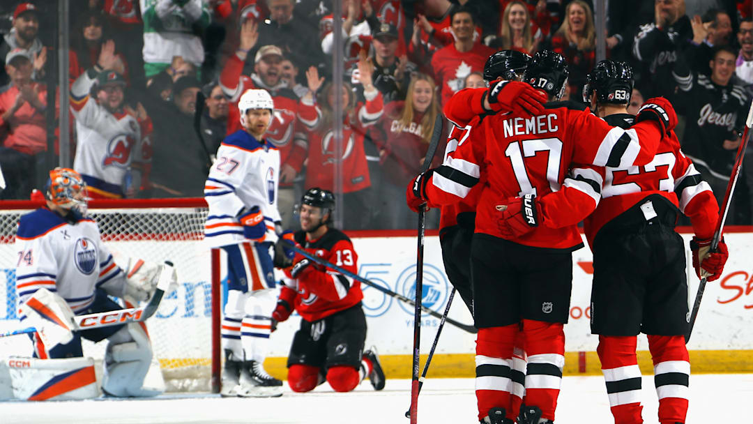 Edmonton Oilers v New Jersey Devils