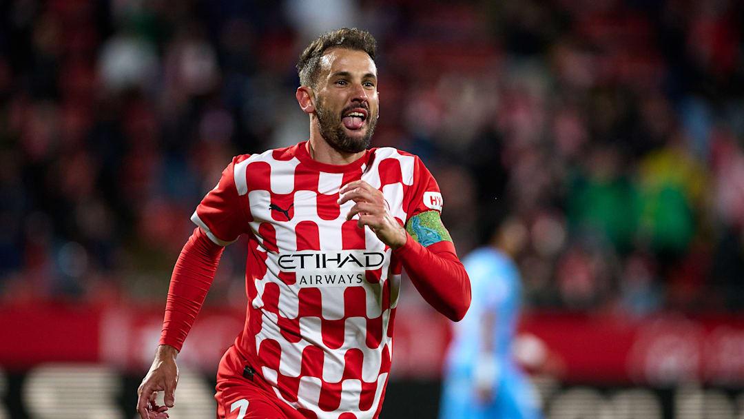 Girona captain Cristhian Stuani was the main man in their triumph over Mallorca.