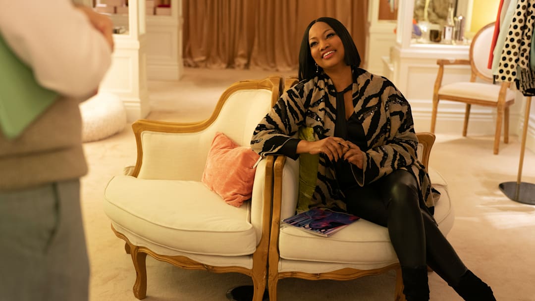 Survival of the Thickest. Garcelle Beauvais as Natasha in Survival of the Thickest. Cr. Vanessa Clifton/Netflix © 2023