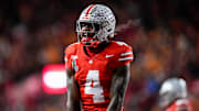 Ohio State Buckeyes wide receiver Jeremiah Smith (4)