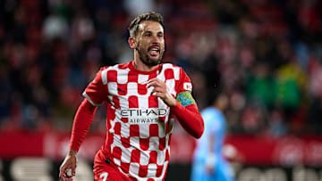 Girona captain Cristhian Stuani was the main man in their triumph over Mallorca.