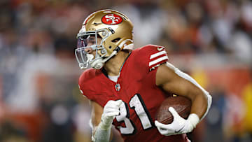 San Francisco 49ers running back Isaac Guerendo (31)
