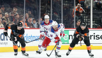 The Flyers have a tough test trying to slow down a red-hot Rangers team. 