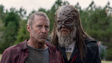 Ryan Hurst as Beta, Mark Sivertsen as Rufus - The Walking Dead _ Season 10, Episode 14 - Photo Credit: Jace Downs/AMC
