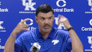 Kentucky football Defensive Coordinator Brad White on Aug. 1,, 2025.