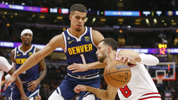 Chicago Bulls guard Zach LaVine and Denver Nuggets forward Michael Porter Jr.