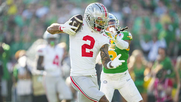 Tampa Buccaneers wide receiver Emeka Egbuka