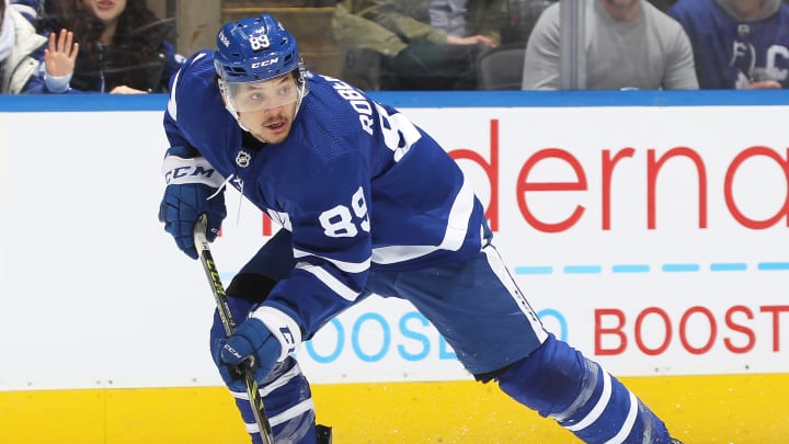 Toronto Maple Leafs RFA Nick Robertson could be the target of an offer sheet, allowing Toronto to come out ahead whether Robertson stays or leaves.